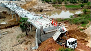 Massive First Stage \u0026 Full Engineering Focus Skills Installation Step by Step of Build Ramp Bridge