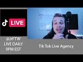 How to get in a tik tok live creator agency make more money going live
