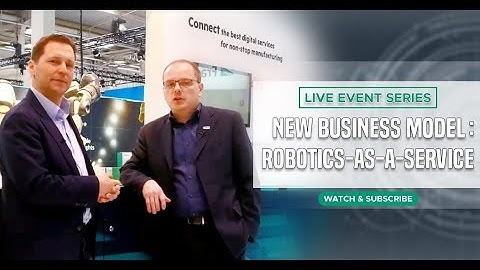 New business model: Robotics-as-a-Service