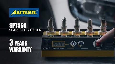 AUTOOL SPT360 Car Spark Plug Tester 110V 220V Five Hole Spark Plug Ignition Analyzer Tool