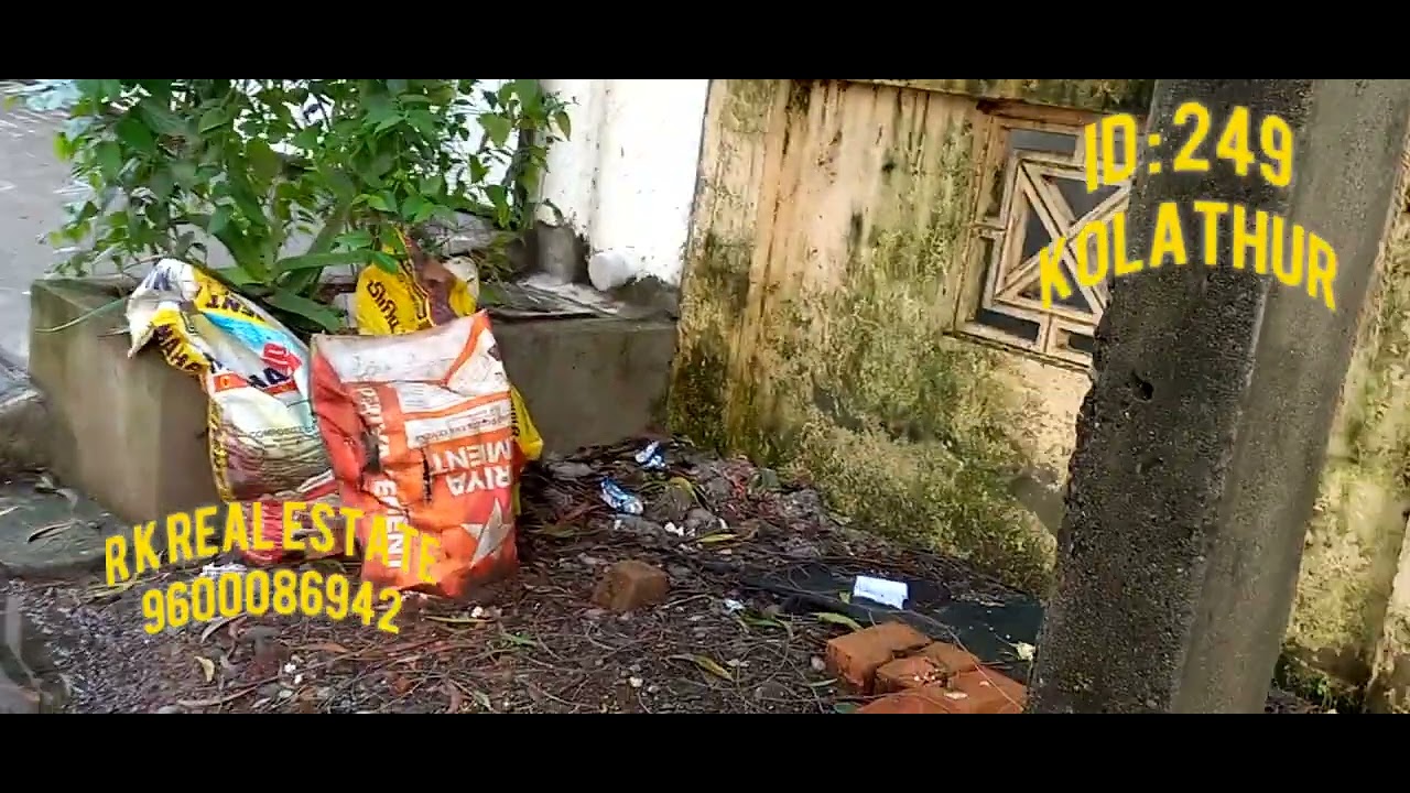 ID 249 VACANT LAND SALE AT TEACHERS COLNY KOLATHUR APPROVED YouTube