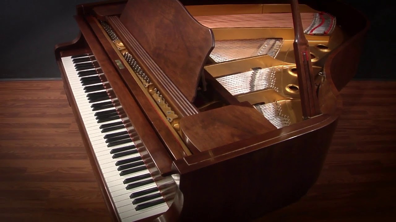 Young Chang Player Grand Piano Satin Walnut 5'9" PianoDisc - YouTube