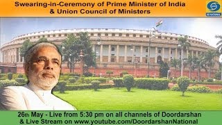 Live: Swearing-in-Ceremony of Narendra Modi as PM of India