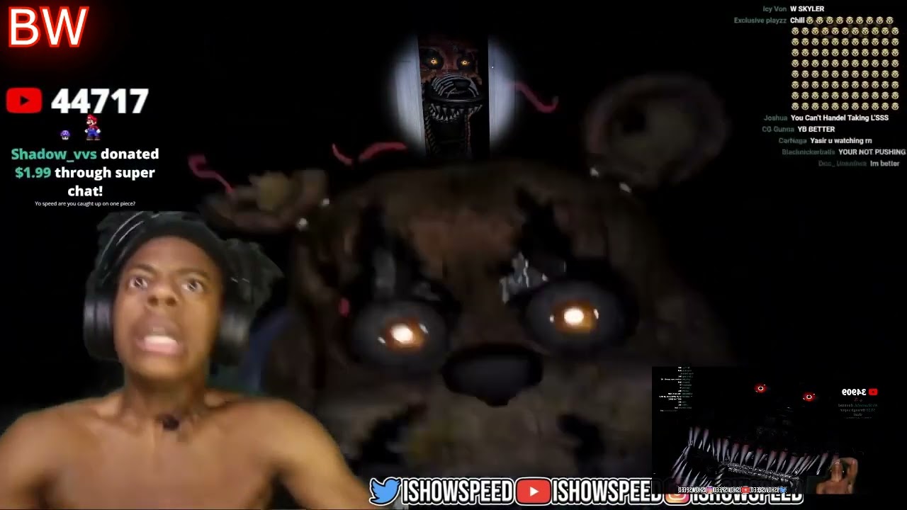 [Requested] - [IShowSpeed] - (Nightmare Freddy) - {Sparta Church Rock JK Remix}