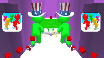 Color Run Stickman 3D Gameplay (iOS & Android) Walkthrough Part 36