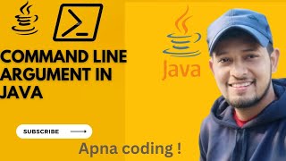 Commandline arguments using java