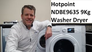 Hotpoint NDBE9635 9Kg Washer Dryer Instructions and Explanation