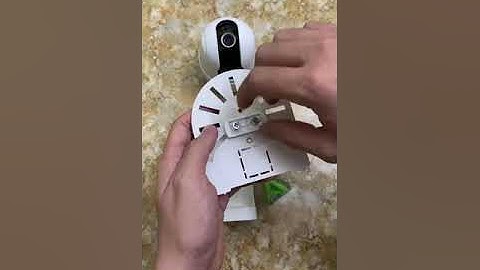 Hướng dẫn nắp chân đế vào camera để gắn lên tường cho Camera Imou, Ezviz - Lâm Camera