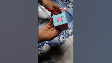 Doughnut pattern in just 4 moves on Rubik