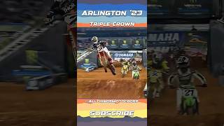 Watch These Epic Supercross battles at the 2023 Arlington Supercross #supercross #motocross #brap