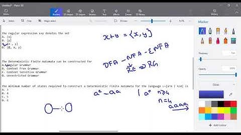 TOC Solved MCQ Question  - Unit 1 - Part 4 - Deeba Kannan