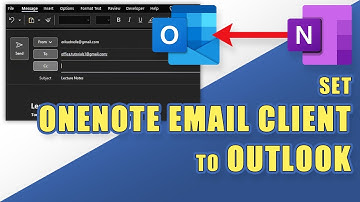 OneNote - Send Notes Through Outlook by Default (Set Outlook as Default Email Client)