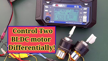 Control BLDC Motor  Differentially or Differential Thrust using Mix Setting.