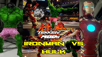 Ironman 🆚 Hulk 🎮 Tekken 7 MODs