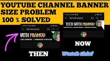 youtube channel banner size problem || youtube channel art size problem | #youtubebannersize #banner