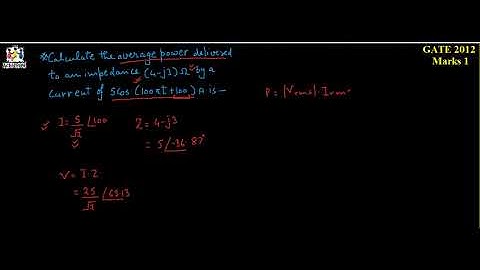 GATE 2012 Network Theory KCL, KVL Solution 12 by Sudhanshu Gupta