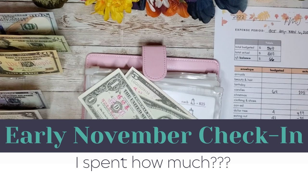 November Check In AN EARLY NOVEMBER EXPENSE CHECK-IN AND UN-STUFFING! - YouTube
