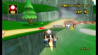 [Mario Kart Wii TAS] Mushroom Gorge Automatic-Kart 1:46.209