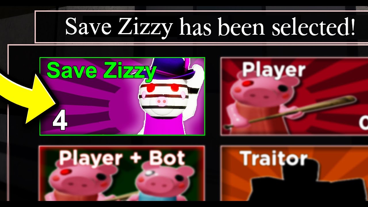 i played the new Save Zizzy game mode in Roblox Piggy 2..