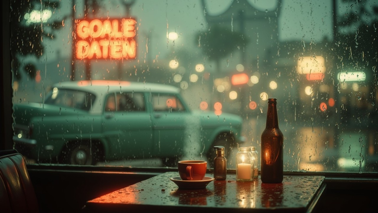 Ностальгический Джаз ~ Отражения Дождливой Ночи | Винтаж Инструментал для Глубоких Мыслей