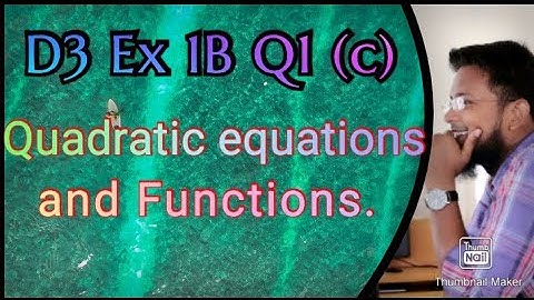 Q1(c)  || Ex 1B || D3 || 2x²-7x+2=0 || Quadratic equations and Functions in Urdu Hindi