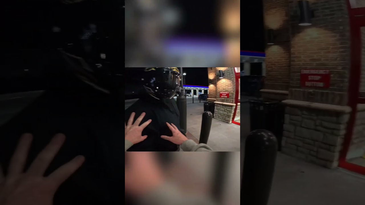 When The Cop Does Biker Taps Motorcycle Cops Police Bikers Helmet Hayabusa