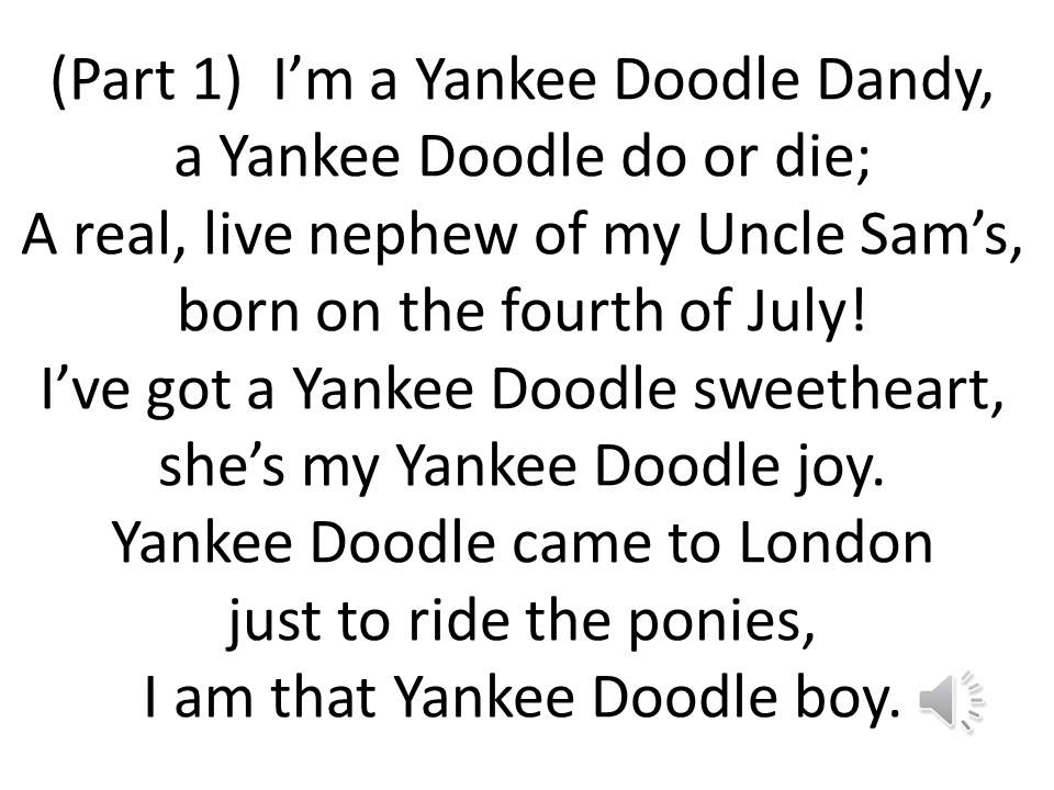 Part 1 I M A Yankee Doodle Youtube