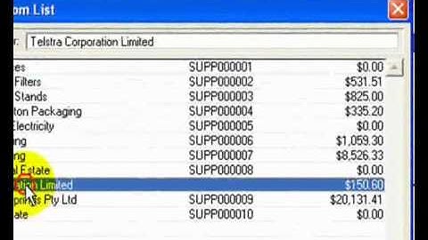MYOB Training - Learn MYOB Basics for Free. 02 Purchases