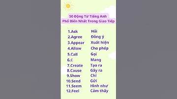 50 Động Từ Tiếng Anh Phổ Biến Nhất Trong Giao Tiếp [#5] #shorts
