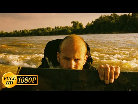 Jason Statham kills a Colombian cartel boss in his own pool / The Mechanic (2011)