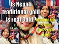 Traditional jewelry  in nepal  is that real gold  traditional clothes and  jewelry