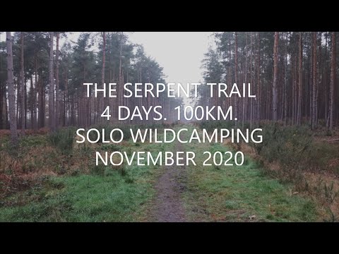 100km 4-Day Solo Walk & Wild Camping along the Serpent Trail.