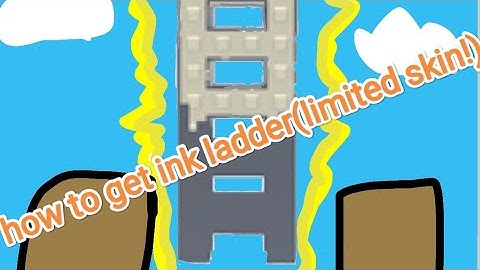 How to get ink ladder in roblox steep steps(limited skin!)