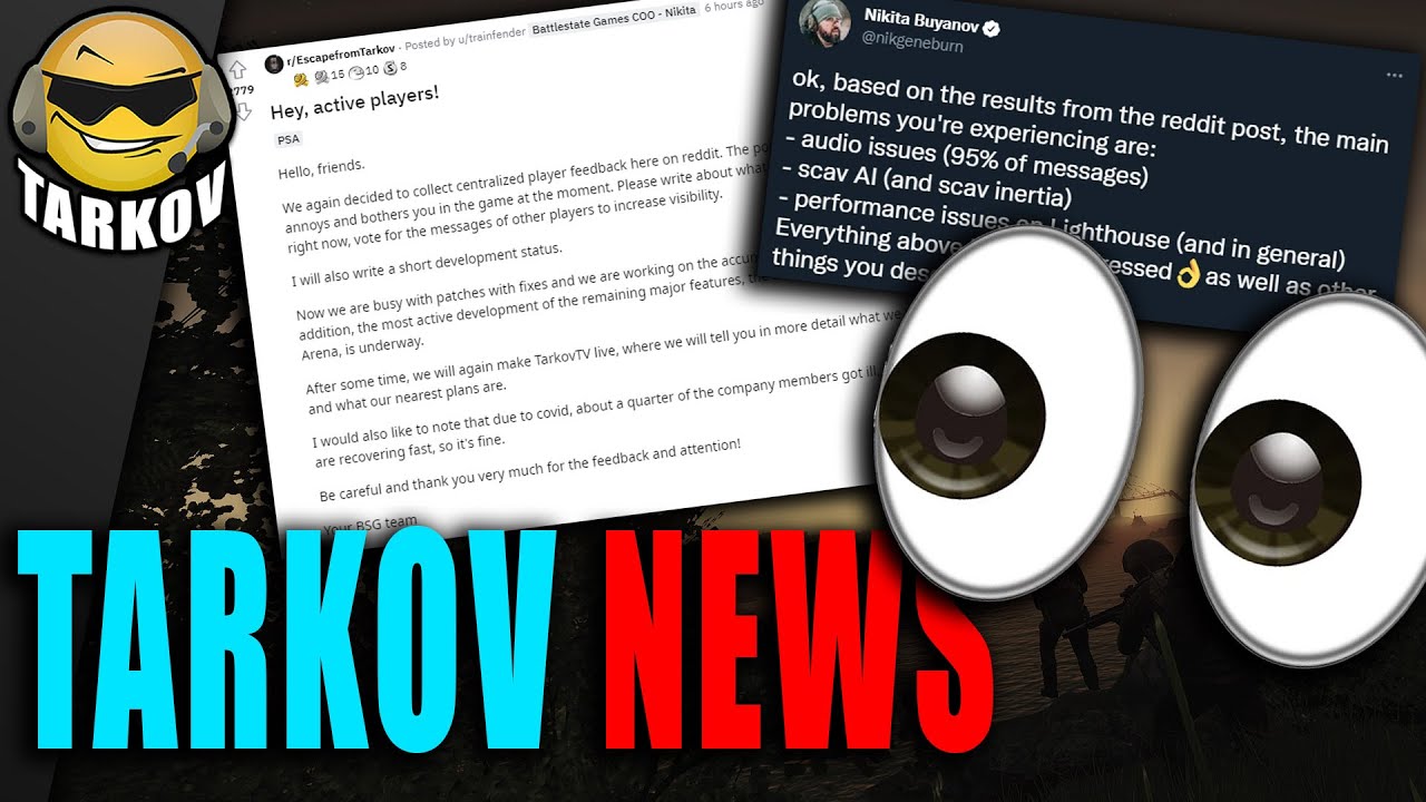 Nikita Reddit Post & More Changes // Escape from Tarkov News - YouTube