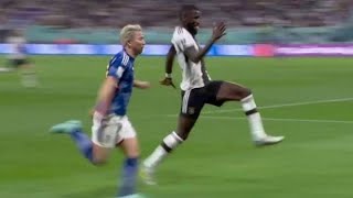 Antonio Rüdiger SPEED FUNNY VS JAPON