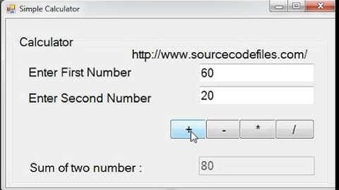 Calculator in VB.NET