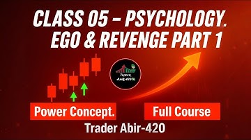 Quotex POWER CONCEPT Class 05 | Trading Psychology: Ego & Revenge Part 1 | Bangla Binary Course 2025
