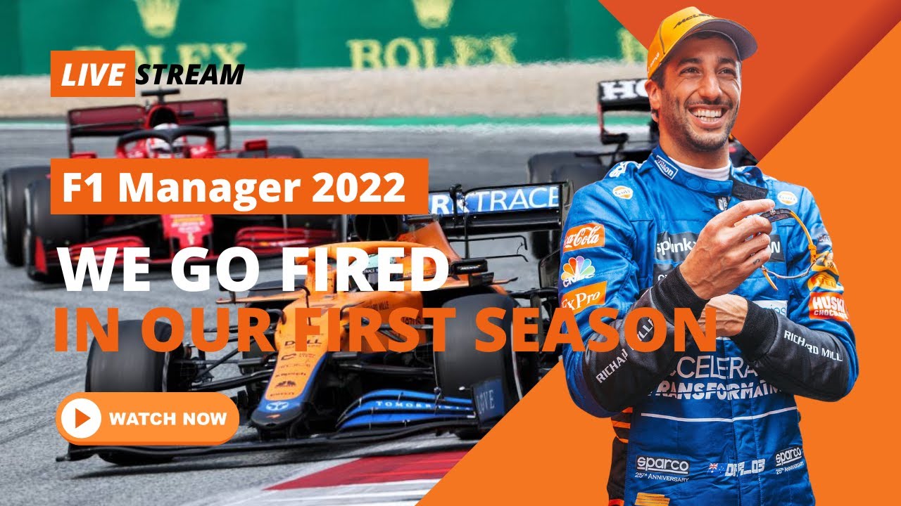 F1 Manager 22 - Mclaren - Restarting Season After Getting Fired - Ricciardo Is Looking good