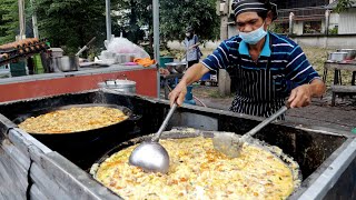 Popular Thai Street Night Market Food! Amazing Chef's Oyster Pancake, Pad Thai, Roti | Thailand