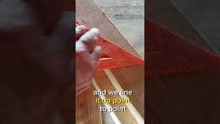 Speed Square Diamond for Rafters #shorts #diy #tools