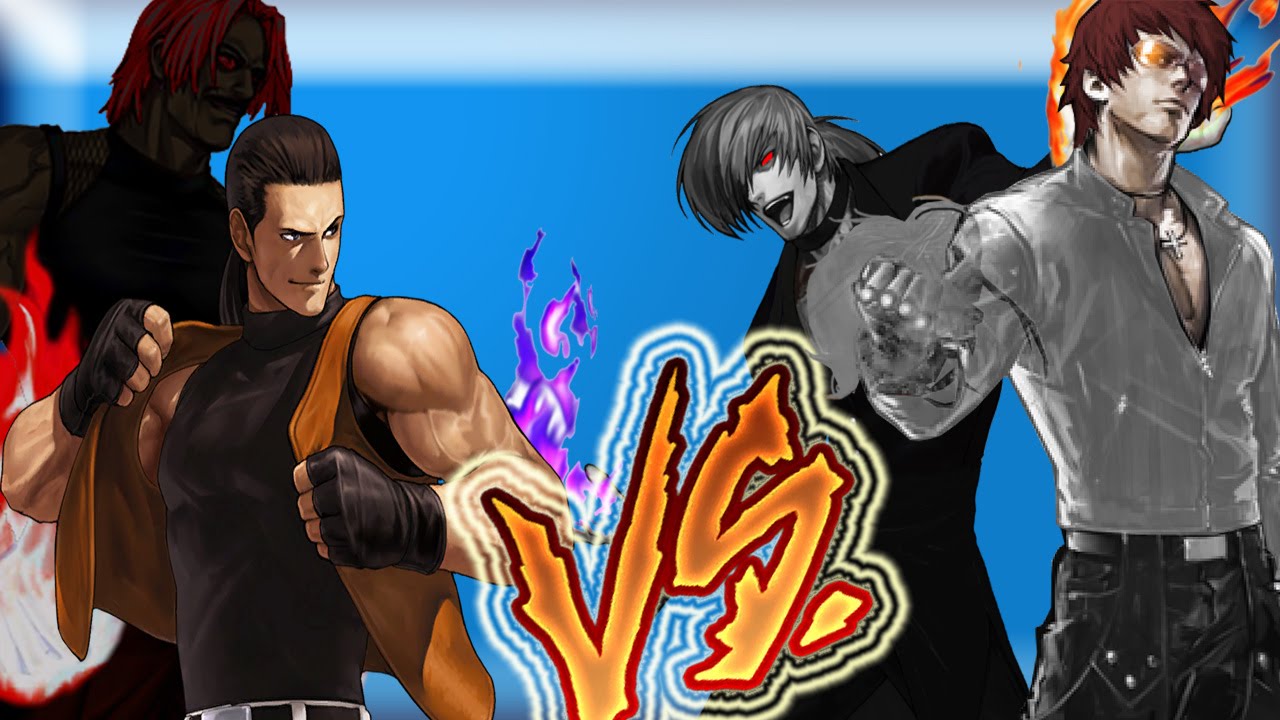 KOF MUGEN 2015 / Robert , Valmer Rugal VS Nao , Iori Type B - YouTube