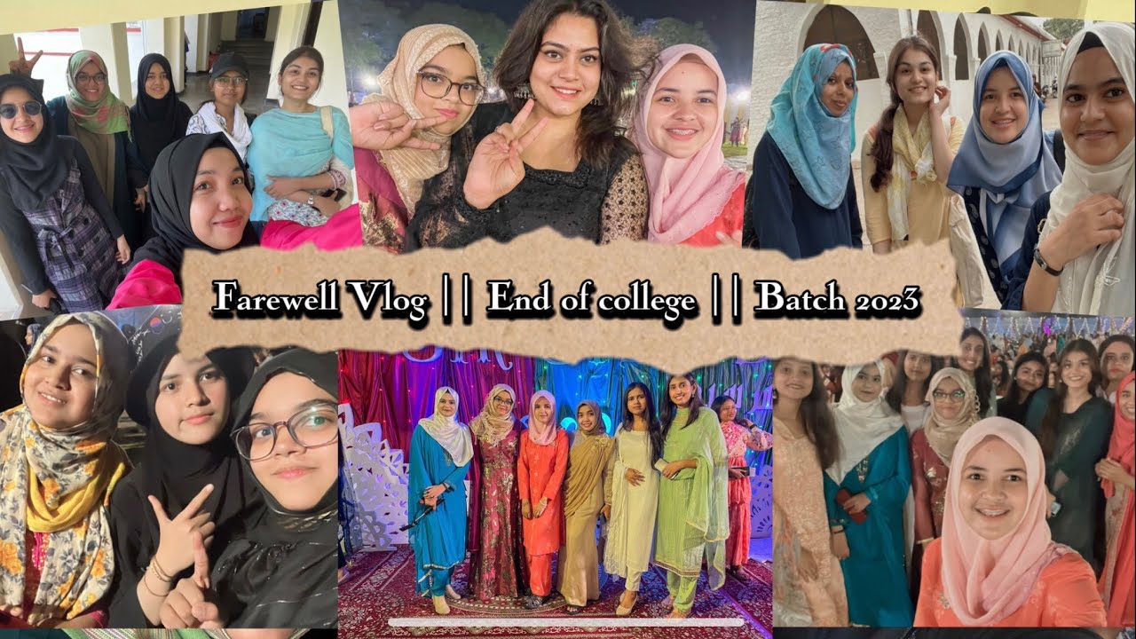 Farewell Vlog|| End of college|| Batch 2023 (AMU) - YouTube
