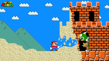 Super Mario Bros. But Everything Mario touch turns to Desert