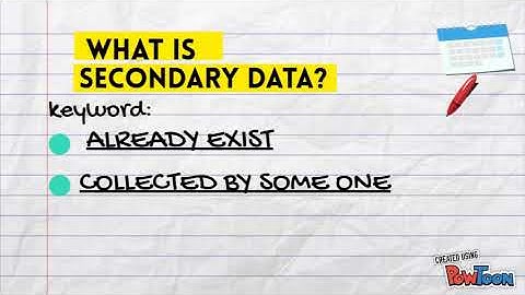 secondary data sqqs