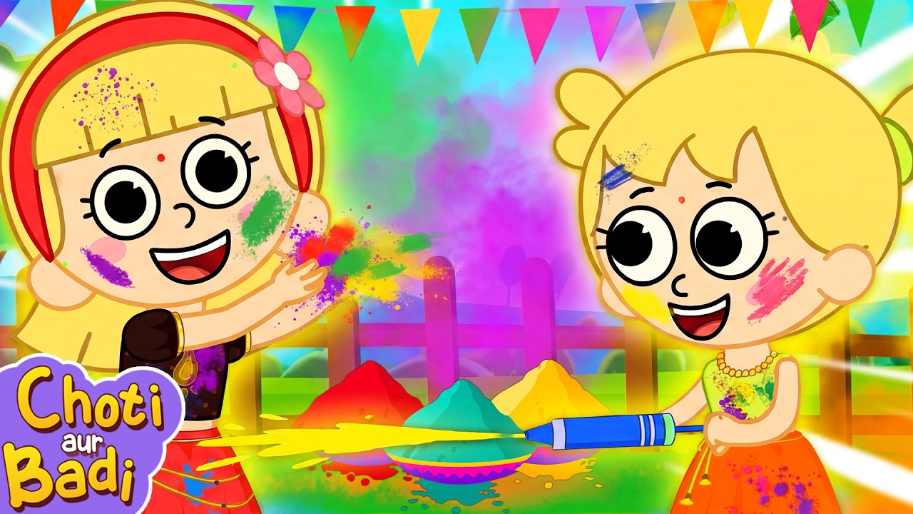 Holi Aayi - Rango Ka Tyohar Layi | Holi Song for kids | ABC learning Club