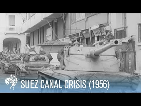 Suez Canal Crisis: Anglo-French Soldiers March In (1956) | War Archives