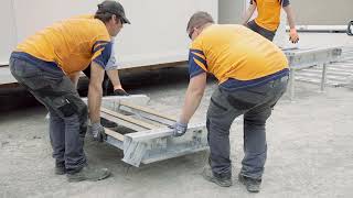 Installation of Moddex Ezibilt Ramp & Stair System