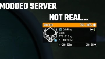 HOW TO SPOT A MODDED SERVER the hunter call of the wild