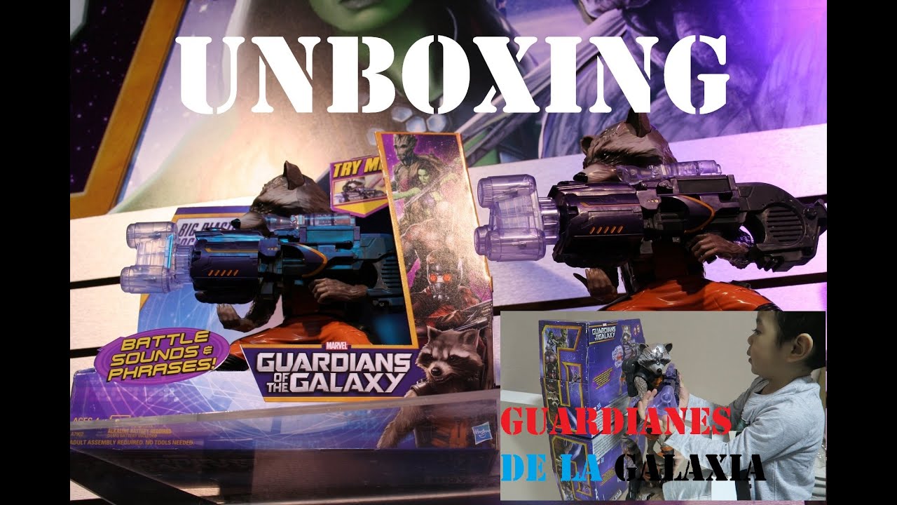 Ratchet Marvel Guardians of th galaxy Unboxing Toy | Juguetes Jugando