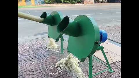 Máy Thái Chuối Siêu Mịn, Máy Cắt Chuối Nguyên Cây - Băm Cỏ Voi. Động Cơ 1,1kW Bao Dây Đồng 100%